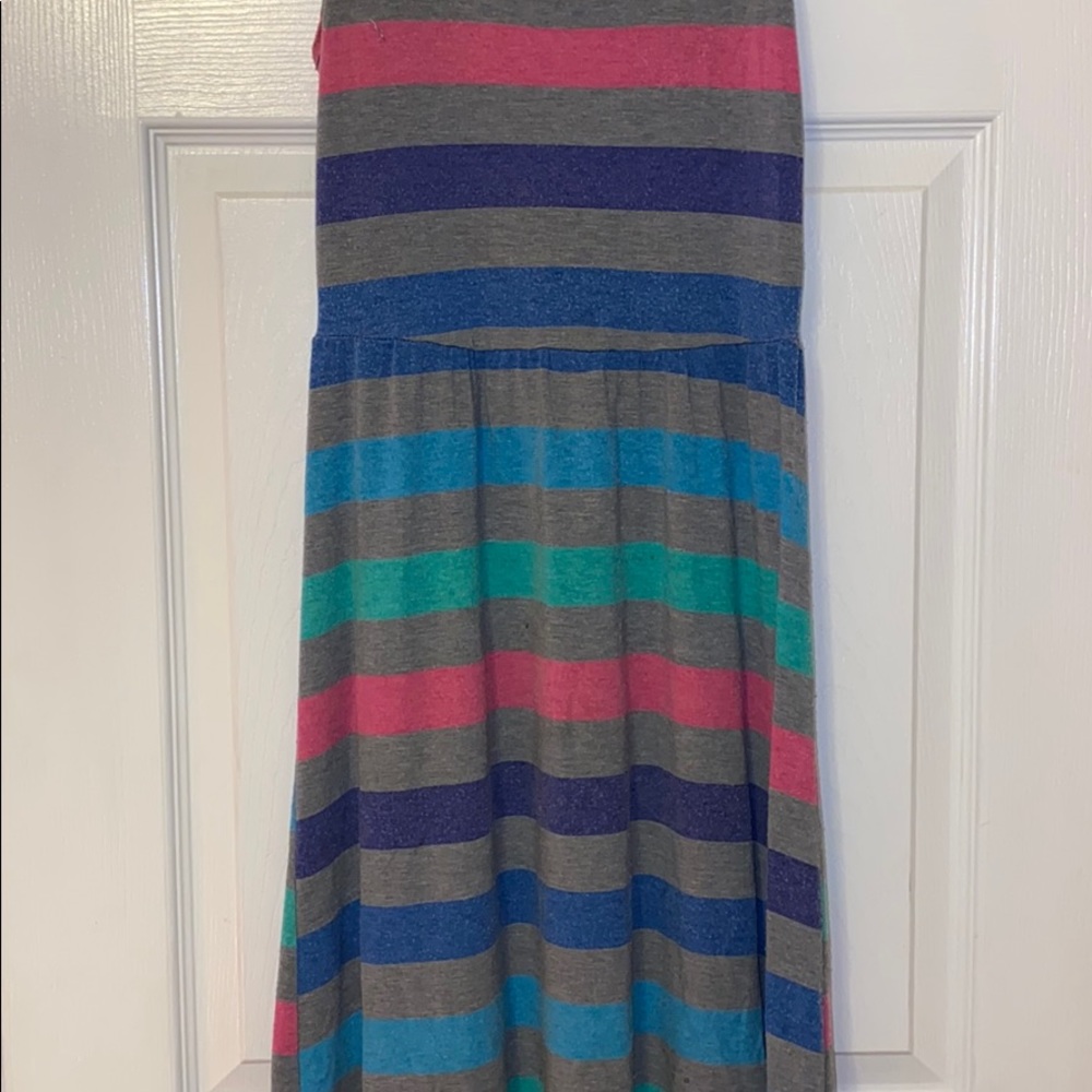 Colorful High-Low Dress - Picture 3 of 3